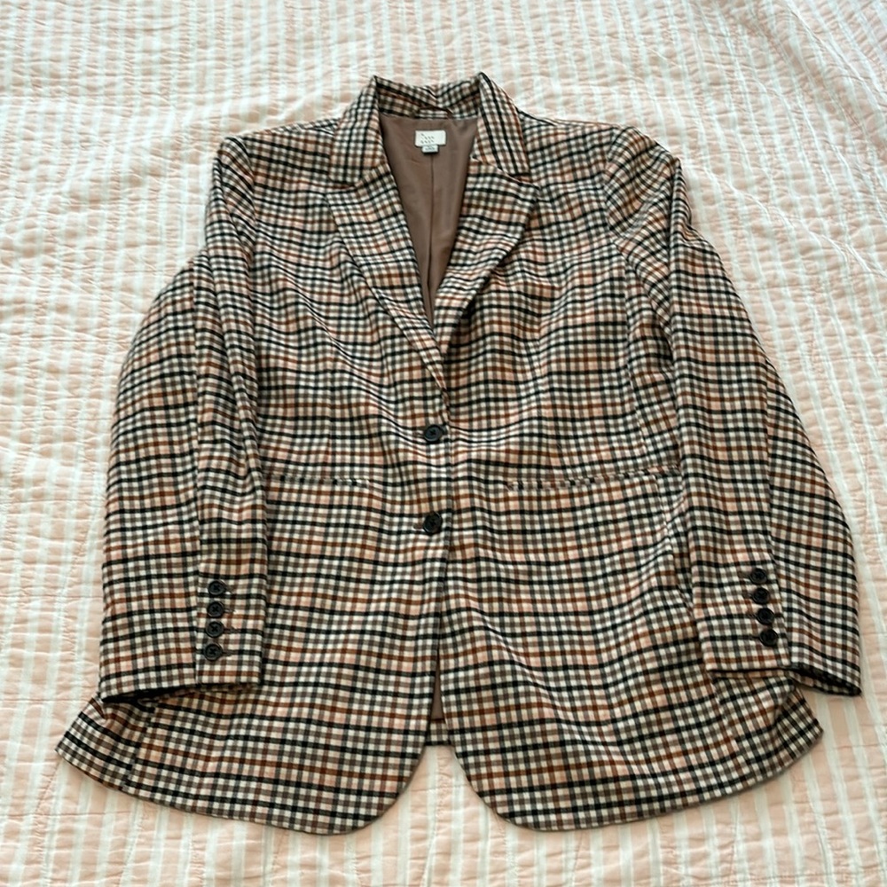 Plaid Blazer